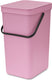 Brabantia sort go prullenbak - 16 l - lilac pink