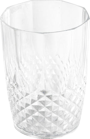 Alpina waterglazen set 6 stuks - crystal effect drinkglazen 400ml - duurzame drink glazen voor water, frisdrank en cocktails - glas