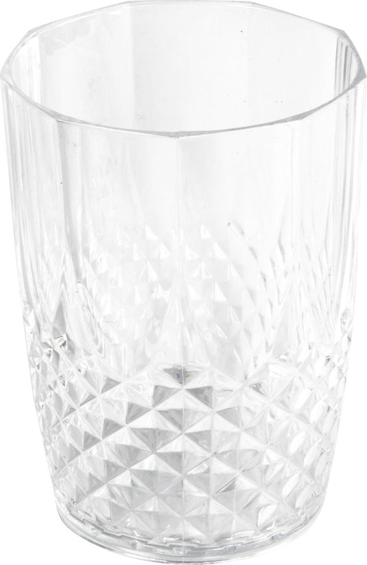 Alpina waterglazen set 6 stuks - crystal effect drinkglazen 400ml - duurzame drink glazen voor water, frisdrank en cocktails - glas