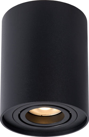 Lucide tube - plafondspot (plafondlamp) - ø 9,6 cm - 1xgu10 (mr16) - zwart