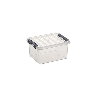 Sunware q-line opbergbox 2 liter transparant 20x15x10,4cm
