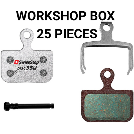 Swissstop - remblokset disc 35 e - sram red axs, force, rival werkplaats verpakking 25 sets