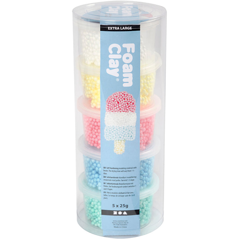 Load image into Gallery viewer, Creativ company foam clay extra large, 5 kleuren
