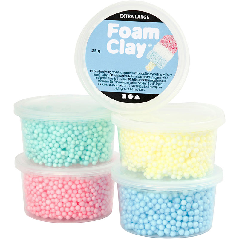 Load image into Gallery viewer, Creativ company foam clay extra large, 5 kleuren
