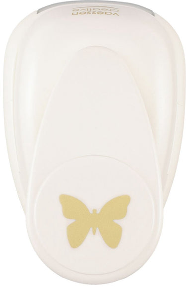 Vaessen creative pons - figuurpons - vlinder - 3 x 4 cm
