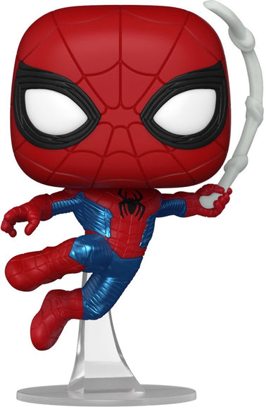 Funko spider-man (finale suit) - pop! - spider-man: no way home figuur - 9cm