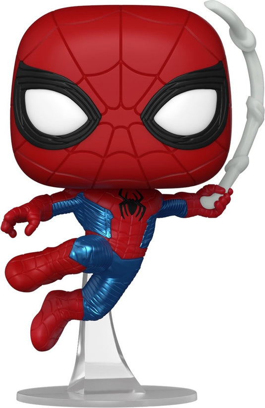 Funko spider-man (finale suit) - pop! - spider-man: no way home figuur - 9cm