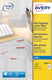 Avery inkjetetiket 45 - 7x25 - 4mm wit 25 vel 40 etiketten per vel