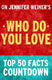 Who do you love: top 50 facts countdown