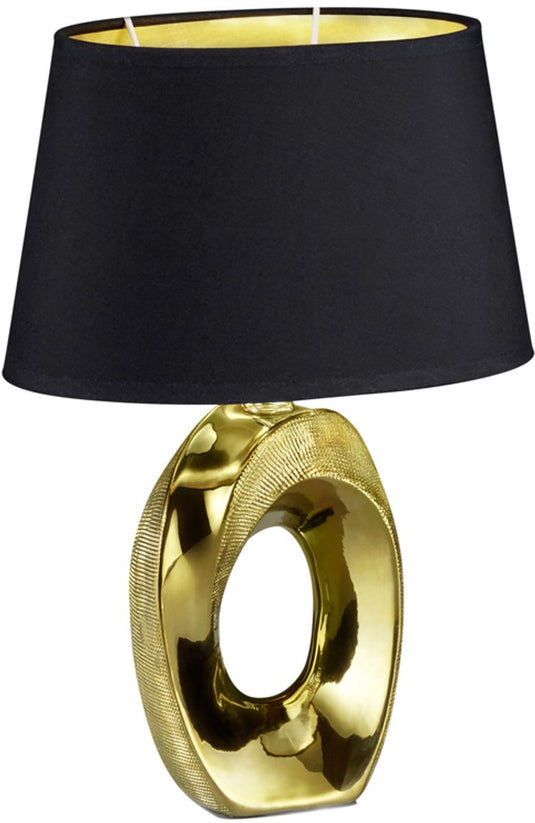 Rl live your light reality taba - tafellamp - goud - excl. 1x e14 3,5 w - snoerschakelaar