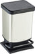 Rotho paso pedaalemmer - prullenbak 20l - bpa vrij - wit metallic