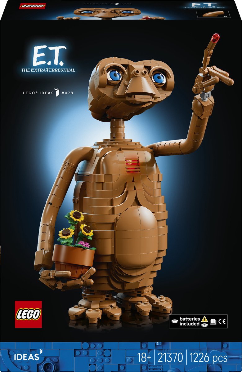 Load image into Gallery viewer, Lego ideas e.t. the extra-terrestrial bouwpakket voor volwassenen en woondecoratie - 21370
