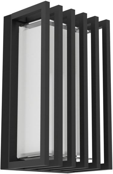 Eglo genovese wandlamp buiten - 24 cm - zwart helder - instelbaar wit licht (warm, neutraal en daglicht)
