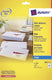 Avery white mini label - inkjet - j8651