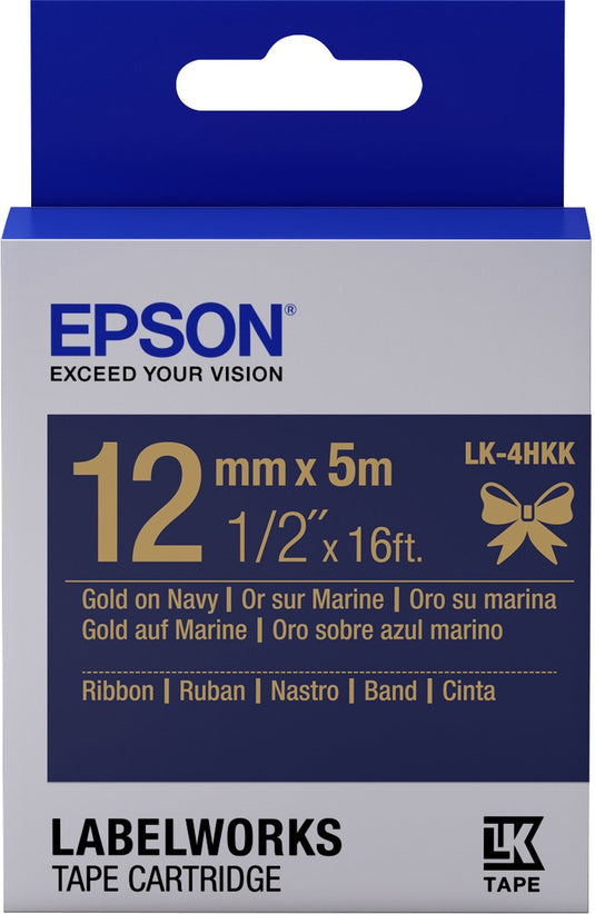 Epson printer labels c53s654002 blue golden