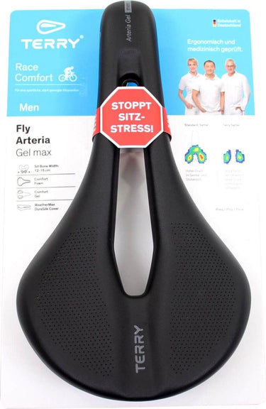Terry zadel Fly Arteria Max gel heren zwart