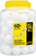 Get go tafeltennisballen - pp - in pot - 60 stuks - wit