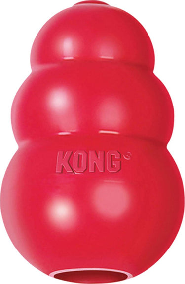 Kong classic - snackbal honden speelgoed - rubber - 15.2cm - rood - maat xxl