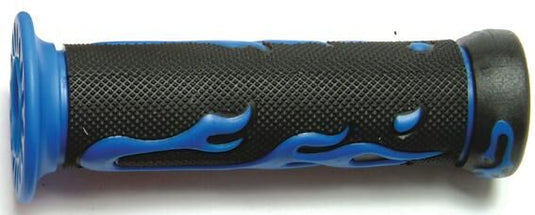 Vparts rubber handvat flame pr. retaining loops blue tnt flame decor, 623az