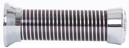 Vicma rubber handvat rubber grip chrome with black rings