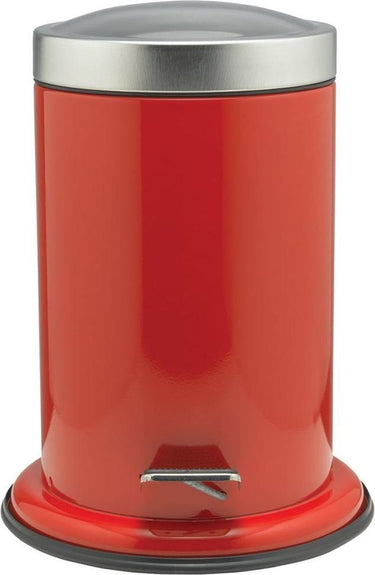 Sealskin acero - pedaalemmer 3 liter - vrijstaand - rood