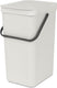 Brabantia sort go prullenbak - 16 liter - light grey
