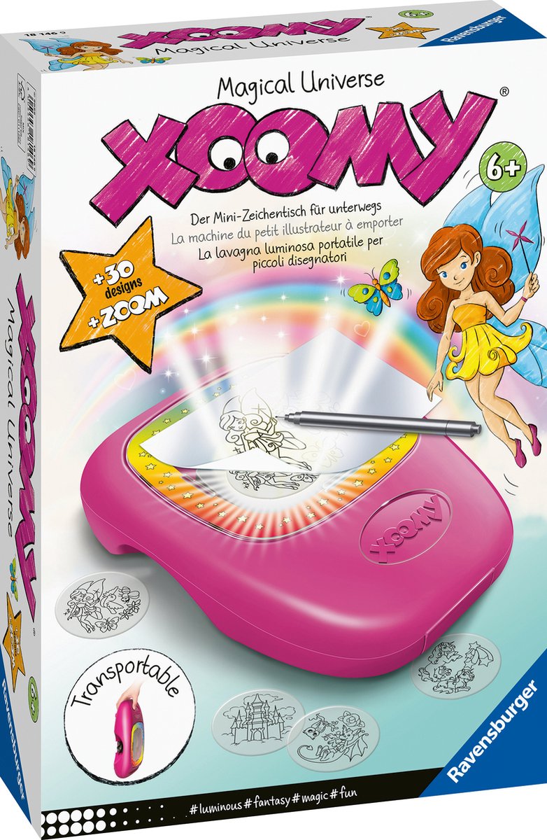 Load image into Gallery viewer, Xoomy fairies and unicorns tekenmachine - hobbypakket
