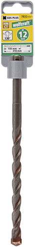 Wolfcraft betonboor | standaard | ø12 x 210mm | 1 stuk - 7832010