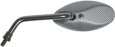 Bailey spiegel mirrors left, universal carbon, oval