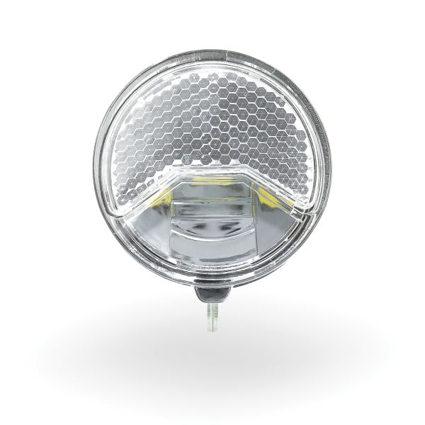 Load image into Gallery viewer, koplamp 606 E-bike 6-48 volt donker chroom 15 lux
