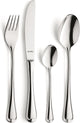 Amefa elegance - bestekset - 24-delig - 6 persoons - 18 10 - vaatwasmachinebestendig - zilverkleurig - 6 personen
