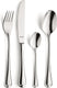 Amefa elegance - bestekset - 24-delig - 6 persoons - 18 10 - vaatwasmachinebestendig - zilverkleurig - 6 personen