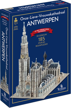 Tucker's fun factory onze-lieve-vrouwekathedraal antwerpen - 3d gebouw (185 stukjes) -