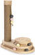 Designed by lotte inez krabpaal - hout jute - incl speeltoren met balletjes - bruin - 38x25,5x47,5 cm