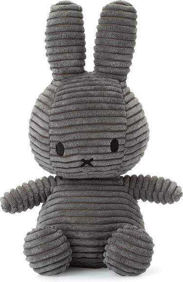 Bon ton toys nijntje - eco corduroy grey - 23 cm - 9