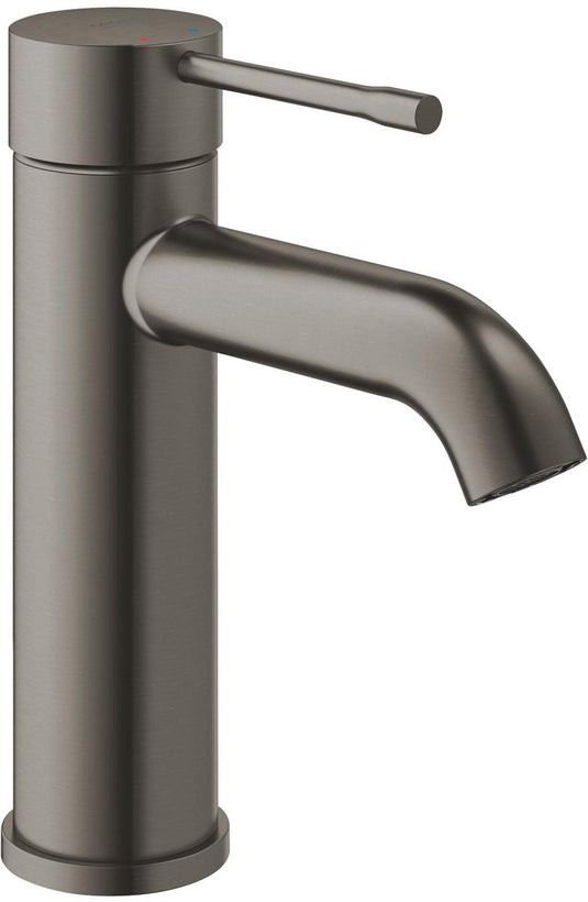 Grohe essence new wastafelkraan - lage uitloop - hard graphite geborsteld (mat antraciet)
