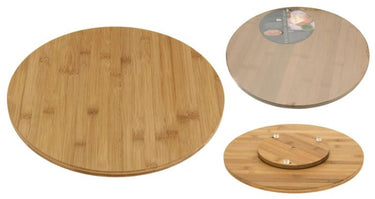 Excellent houseware kaasplank bamboe draaiend ã˜35cm