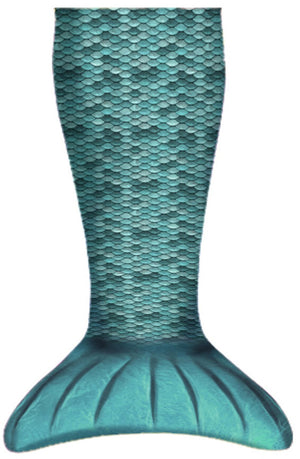 Kuaki mermaids zeemeermin deken turquoise, 60x130cm