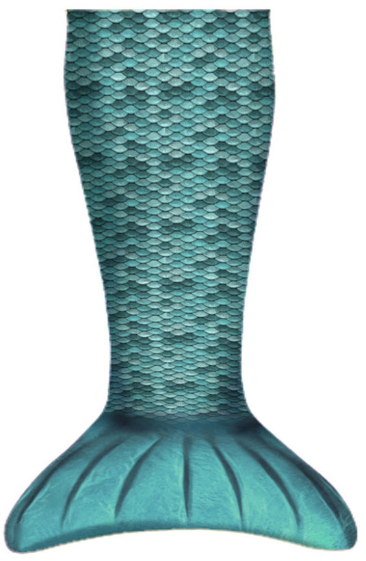 Kuaki mermaids zeemeermin deken turquoise, 60x130cm