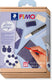 Fimo - ovenhardende boetseerklei - how-to-create-set - jeans-effect