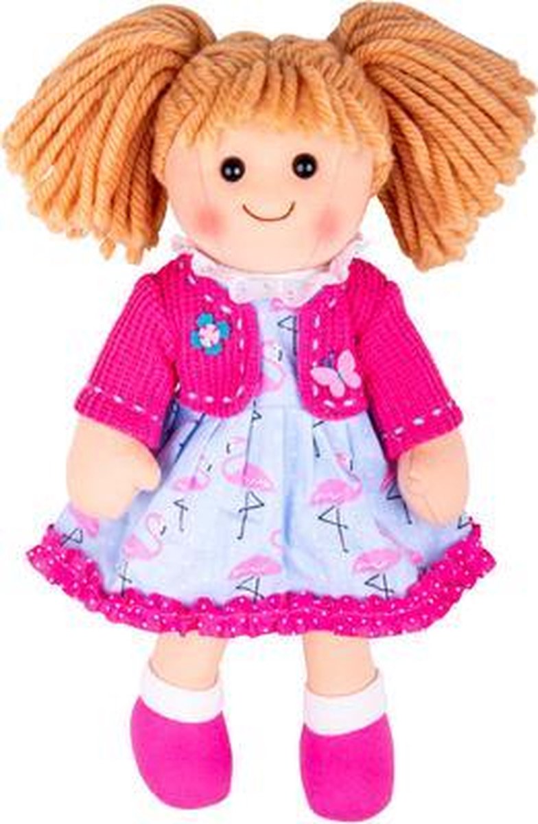 Load image into Gallery viewer, Bigjigs stoffen pop maggie 34 cm
