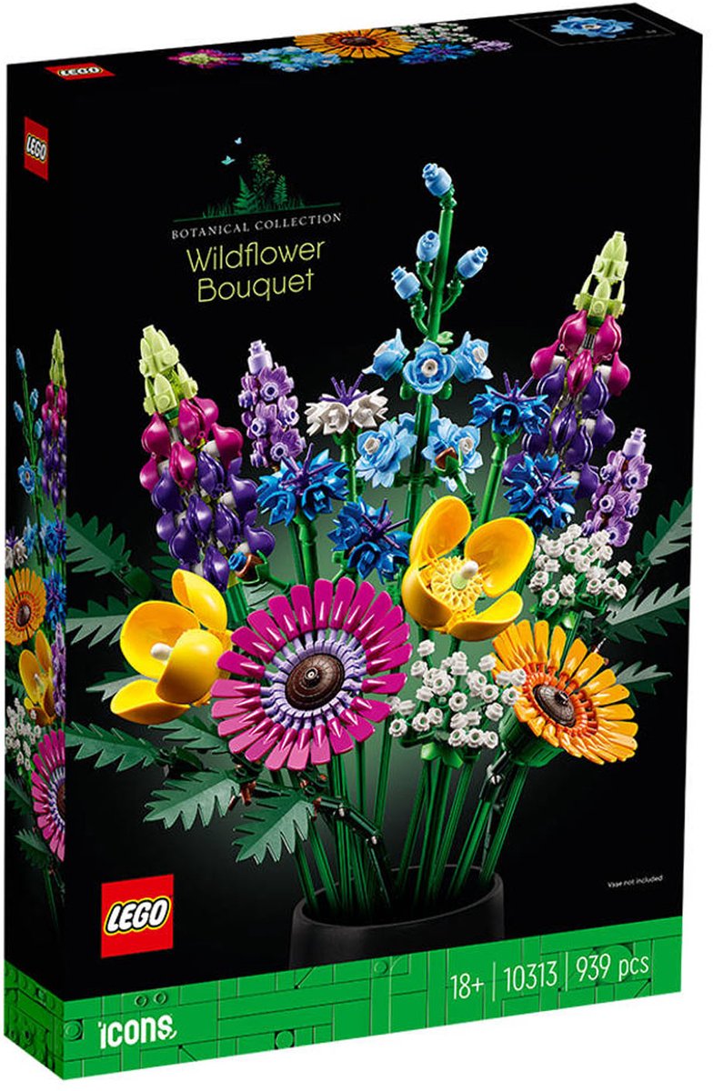 Load image into Gallery viewer, Lego icons wilde bloemen boeket bouwset voor volwassenen, botanical collection - 10313
