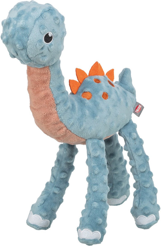 Trixie be eco dinosaurus gerecycled pluche blauw 38 cm 2 st