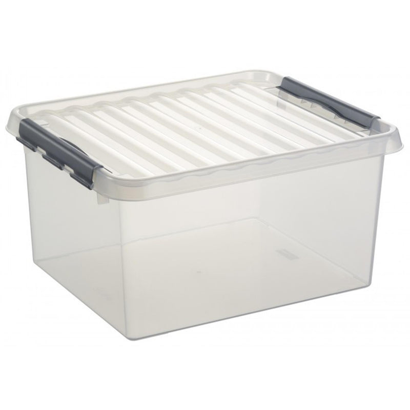 Load image into Gallery viewer, Sunware q-line opbergbox 36l transparant
