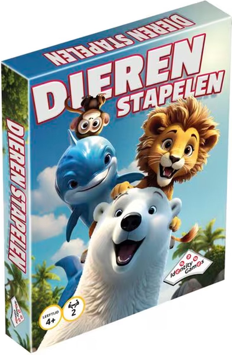 Load image into Gallery viewer, Identity games dieren stapelen spel - 2 spelers
