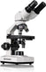 Bresser erudit basic bino microscoop 40x-400x – binoculair, led verlichting, smartphone adapter koffer – voor school hobby