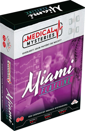 Identity games medical mysteries: miami flatline - coöperatief spel - werk samen om de patiënten te redden