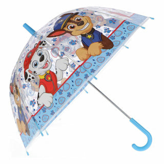 Load image into Gallery viewer, Paw patrol kinderparaplu 69 cm blauw transparant
