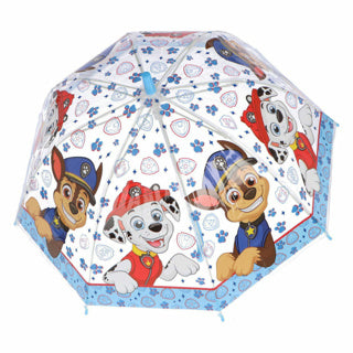 Load image into Gallery viewer, Paw patrol kinderparaplu 69 cm blauw transparant
