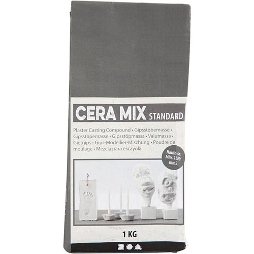 Creativ company cera-mix standaard gipsgietmix, lichtgrijs, 1 kg